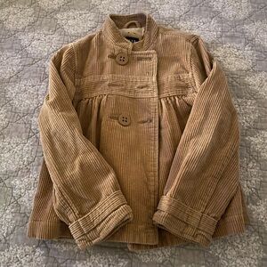 GAP Kids Corduroy Jacket with Leaf Print Lining